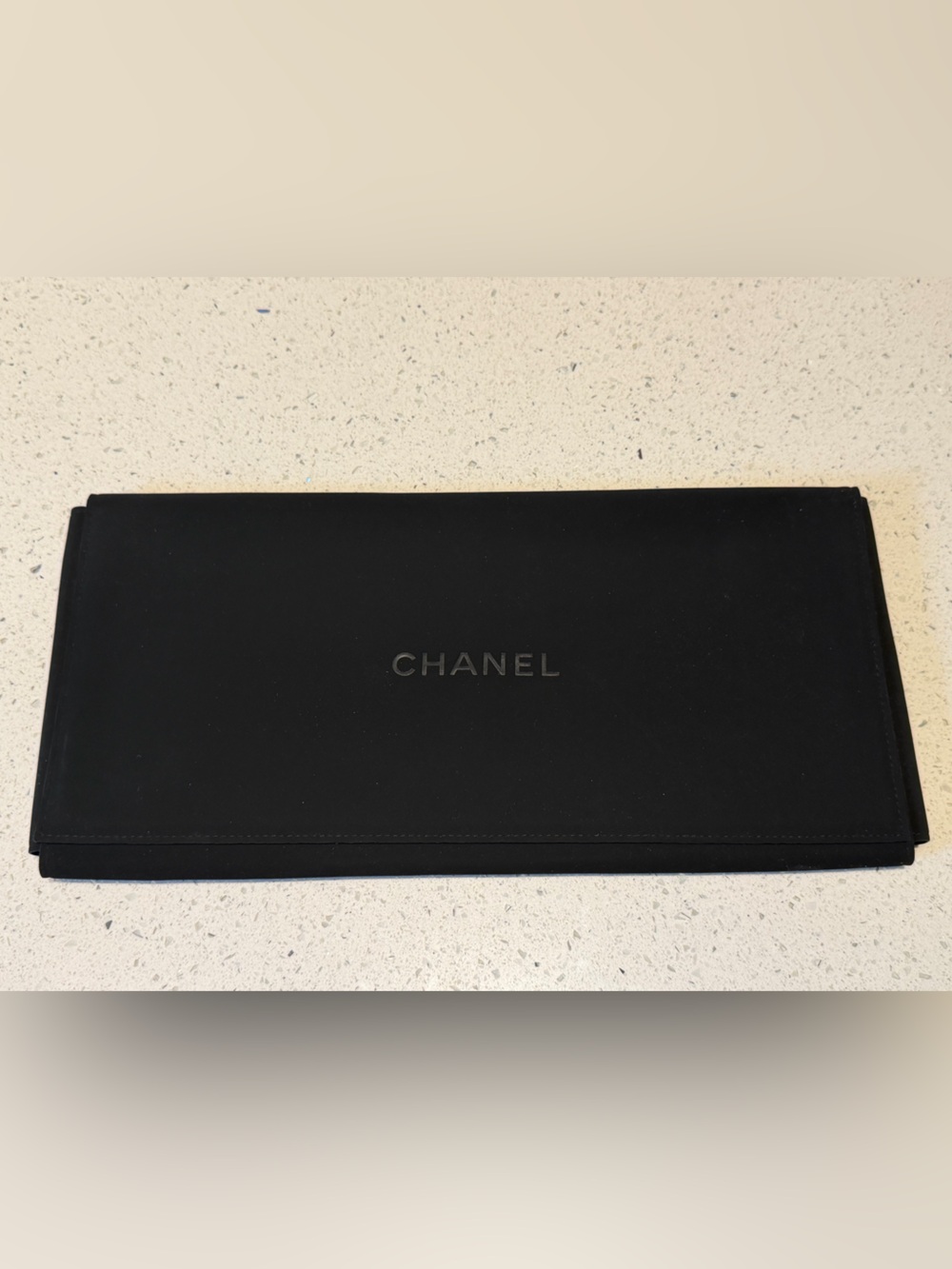 CHANEL Black Foldable Logo Dust Sleeve